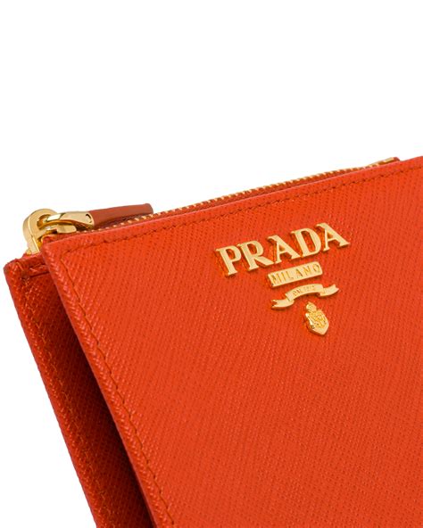 prada small saffiano leather zip wallet|large saffiano and leather wallet.